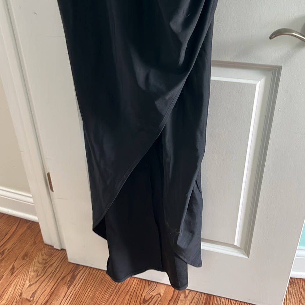 FashionNova Black Low Cut Dress - Picture 3 of 12